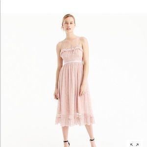 NWT JCrew Black Ruffly Tulle Dress